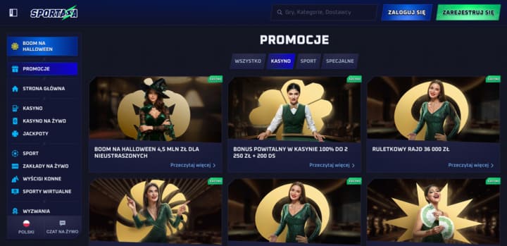 Sitio web del Casino Sportaza